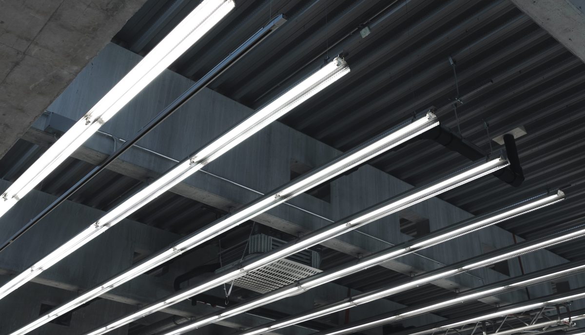 Lights in KISKA's 1,000 square metre transportation design studio