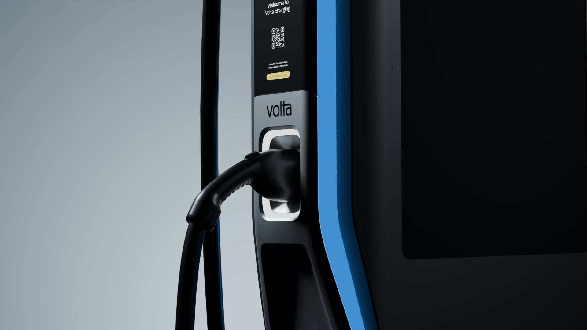 Volta Electric Charging Station Charger Horizontal Animated