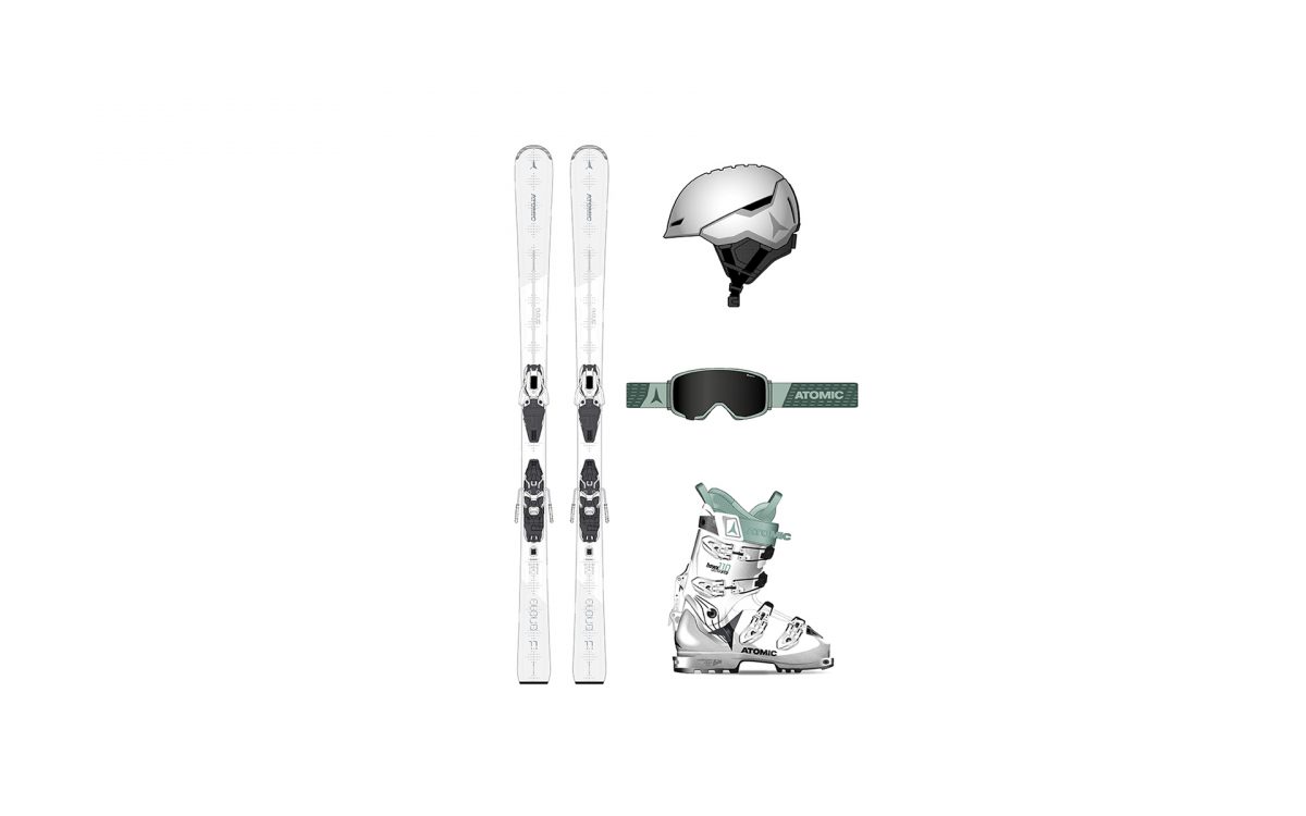 Graphic design for Atomic Cloud ski and equipment series