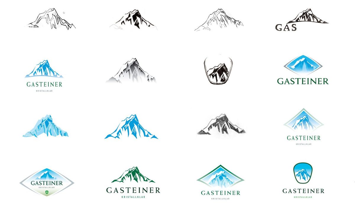Gasteiner brand logo development