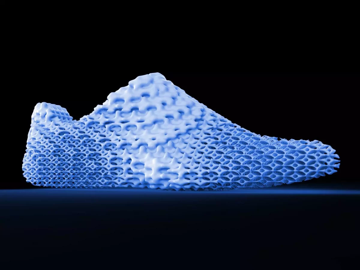 Lightweight running shoe concept developed with parametric design